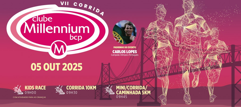 CORRIDA MILLENNIUM 2025 BANNER