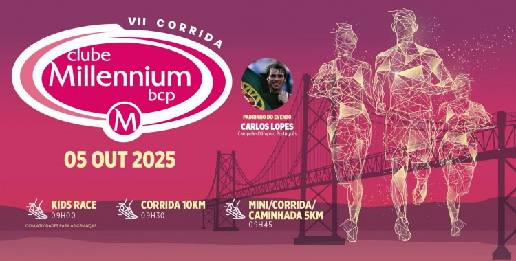 CORRIDA MILLENNIUM 2025 BANNER